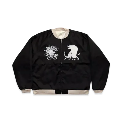 SAPEur Souvenir Jacket Skeleton "Black/White"