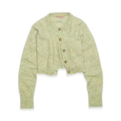 Acne Studios Mohair Blend Cardigan "Pistachio Green"