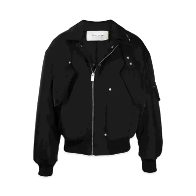 1017 ALYX 9SM Flap-Pocket Bomber Jacket "Black"