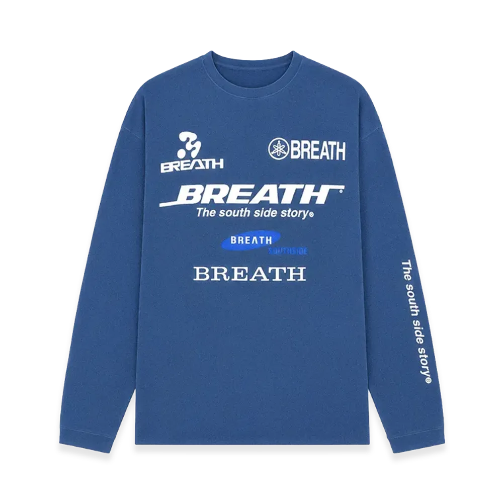 BREATH Company LS Tee "Navy"