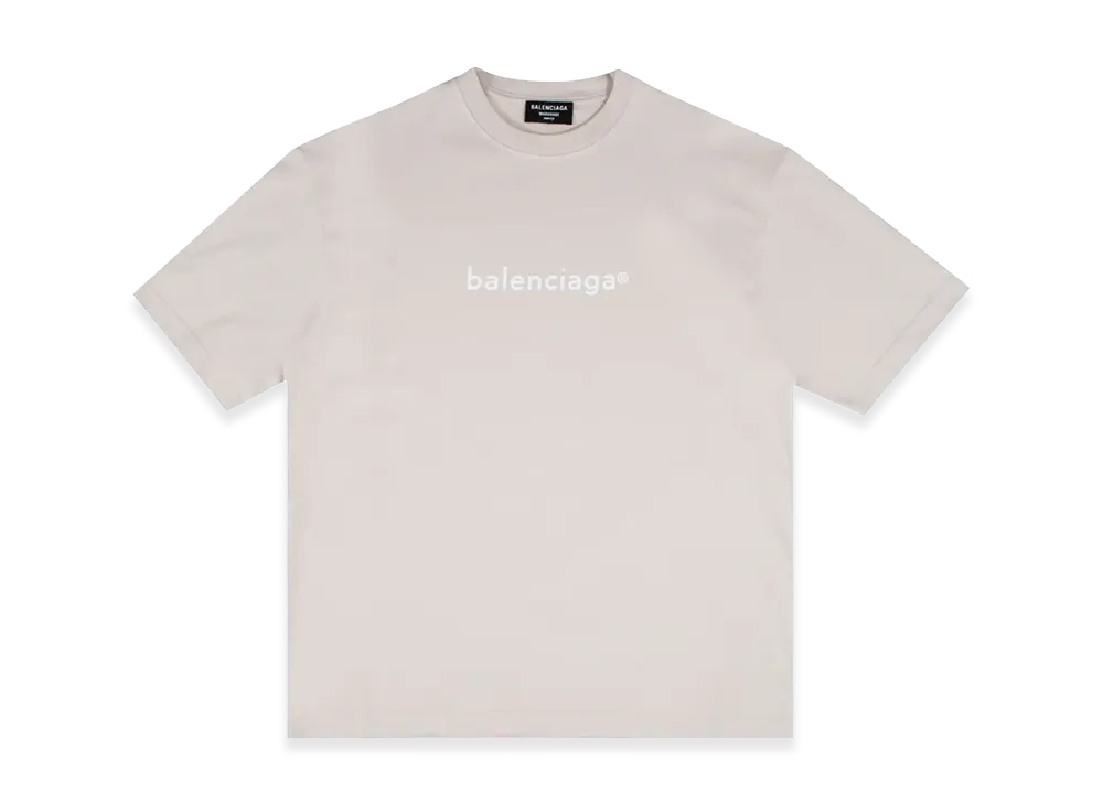 Balenciaga New Copyright T-Shirt "Cement Grey/White"