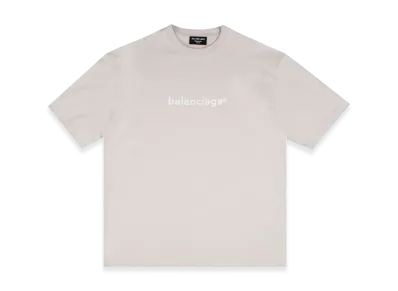 Balenciaga New Copyright T-Shirt "Cement Grey/White"