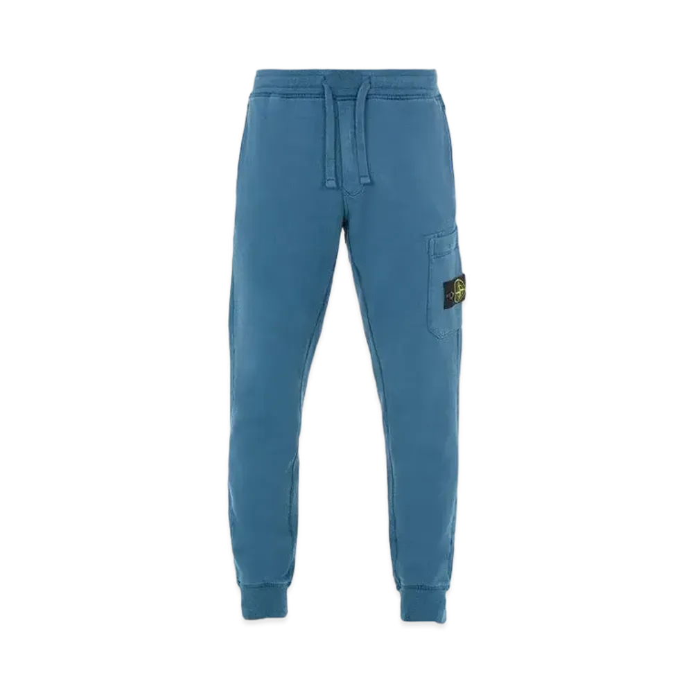 Stone Island 64520 BRUSHED COTTON FLEECE_SLIM FIT "Teal"