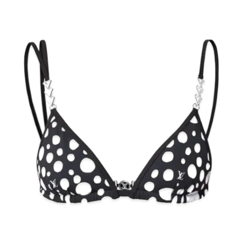 Louis Vuitton x Yayoi Kusama Infinity Dots Bikini Top "Noir"