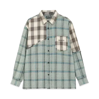 SUPPLIER Switching Vintage Check Shirt "Green"