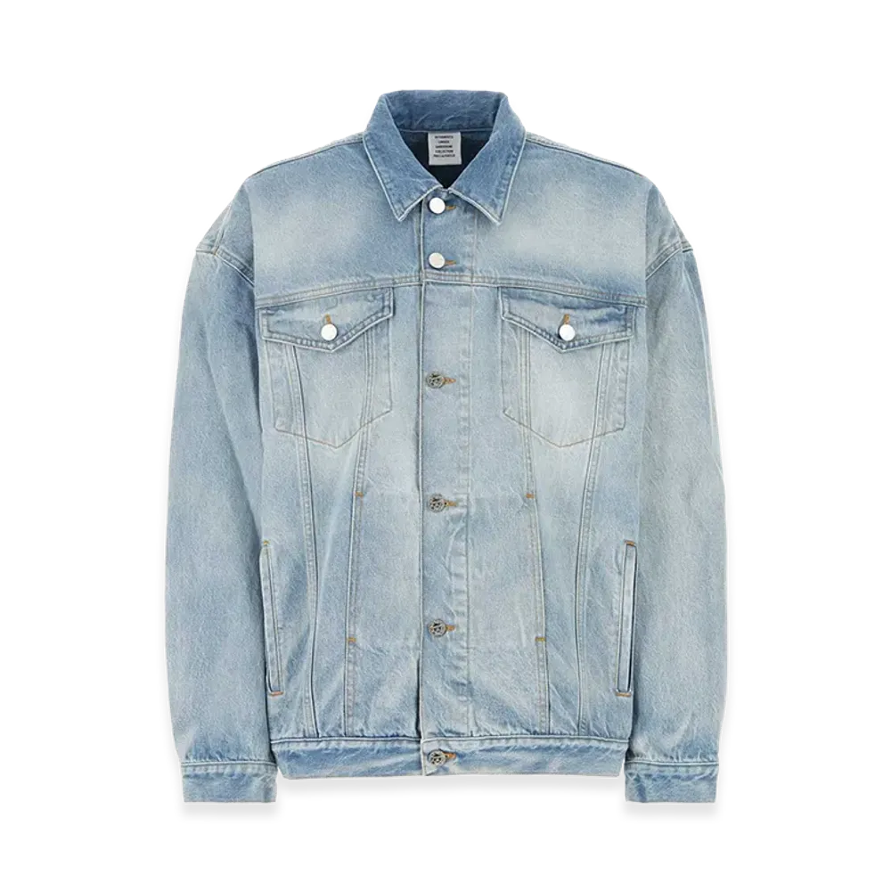 VETEMENTS Logo Jacket "Light Blue"
