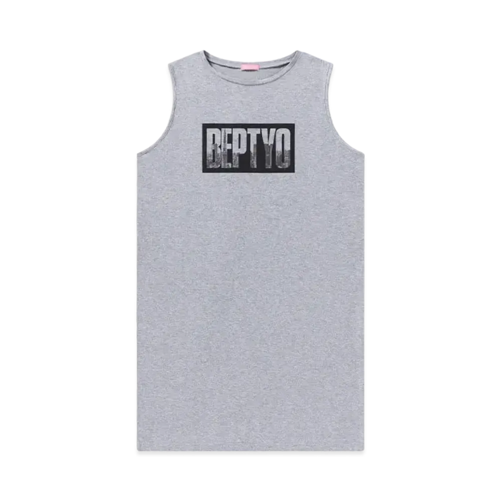 BlackEyePatch BEPTYO Tanktop Dress "Heather Gray"