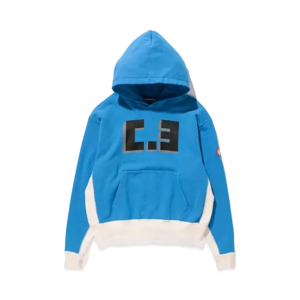 Cav Empt (C.E) BLACK HEAVY HOODY "Blue"