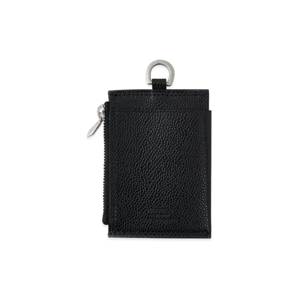 NICENESS Bayray Haas Leather Zip Card Case "Black"