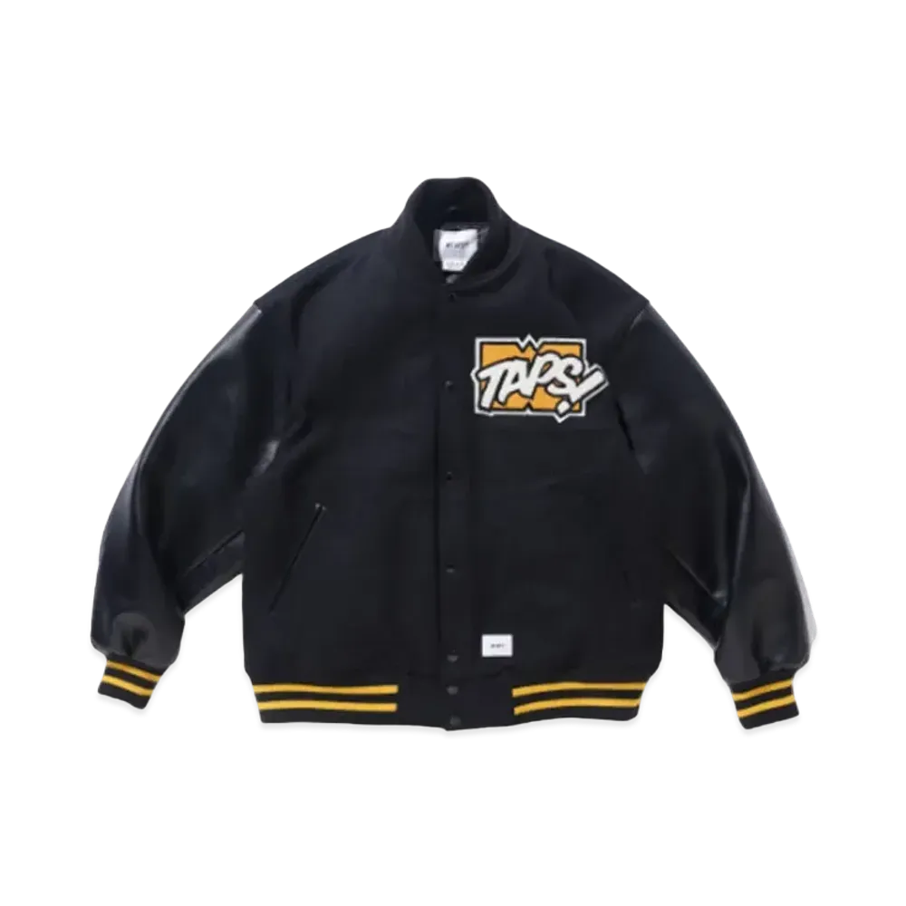 WTAPS New Year's Limited Varsity Jacket Wool. Melton. Toon! "Black"