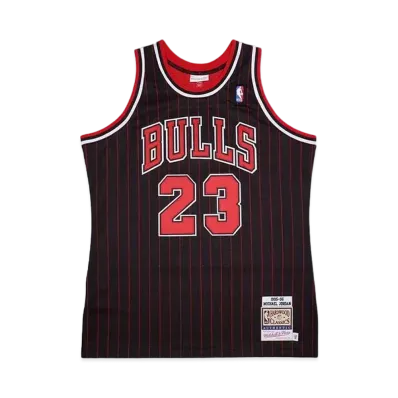 Mitchell&Ness NBA AUTHENTIC JERSEY BULLS 95-96 MICHAEL JORDAN "BLACK"