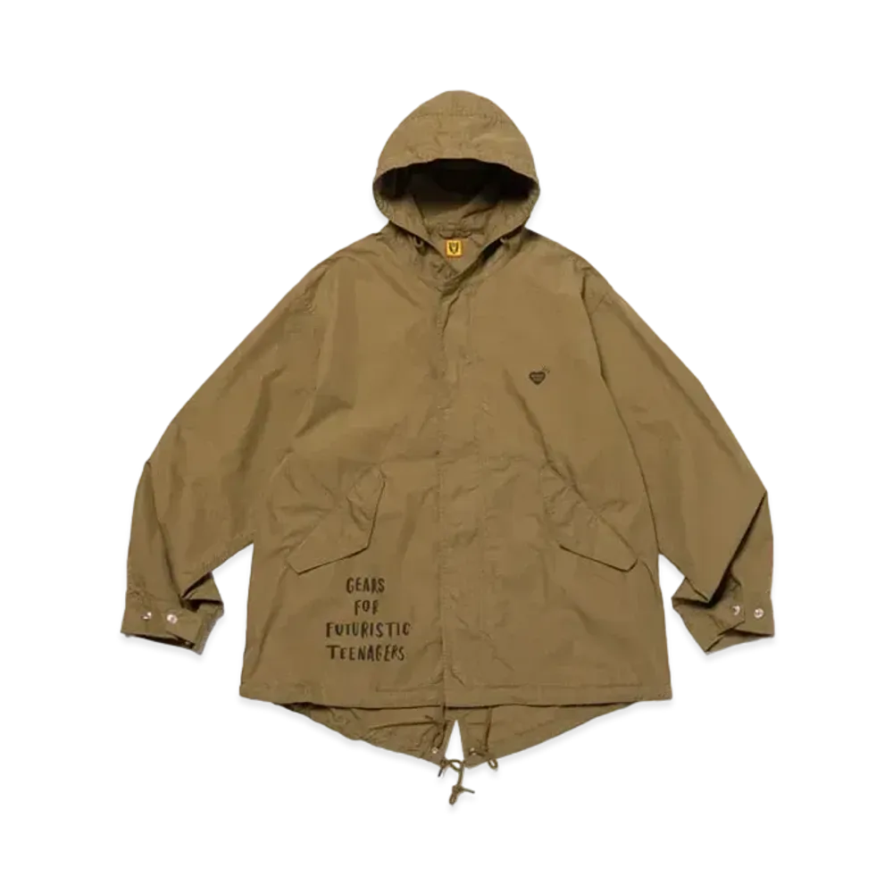 HUMAN MADE Hooded Coat "Olive Drab"