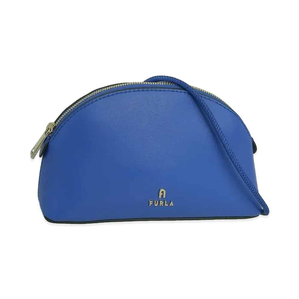 FURLA Camelia Mini Crossbody Pouch "Blue"
