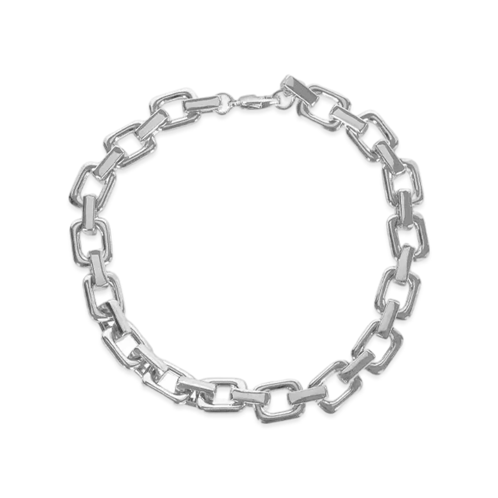 1017 ALYX 9SM Square Chunky Chain Necklace "Silver"