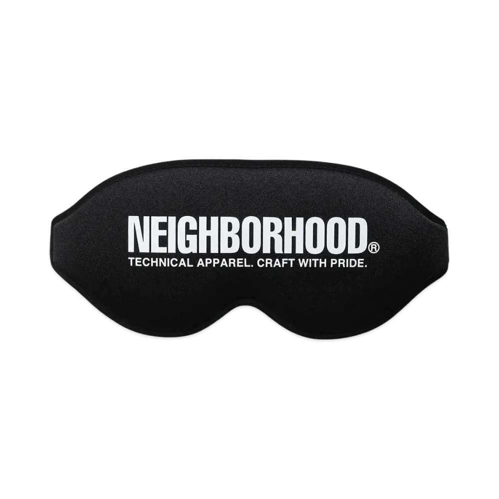 NEIGHBORHOOD x Fukuoka International Airport Eye Mask "Black"