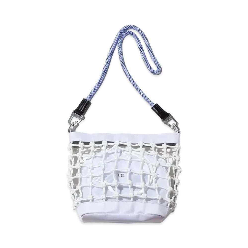 F/CE. Knotting Shoulder Pouch "White"