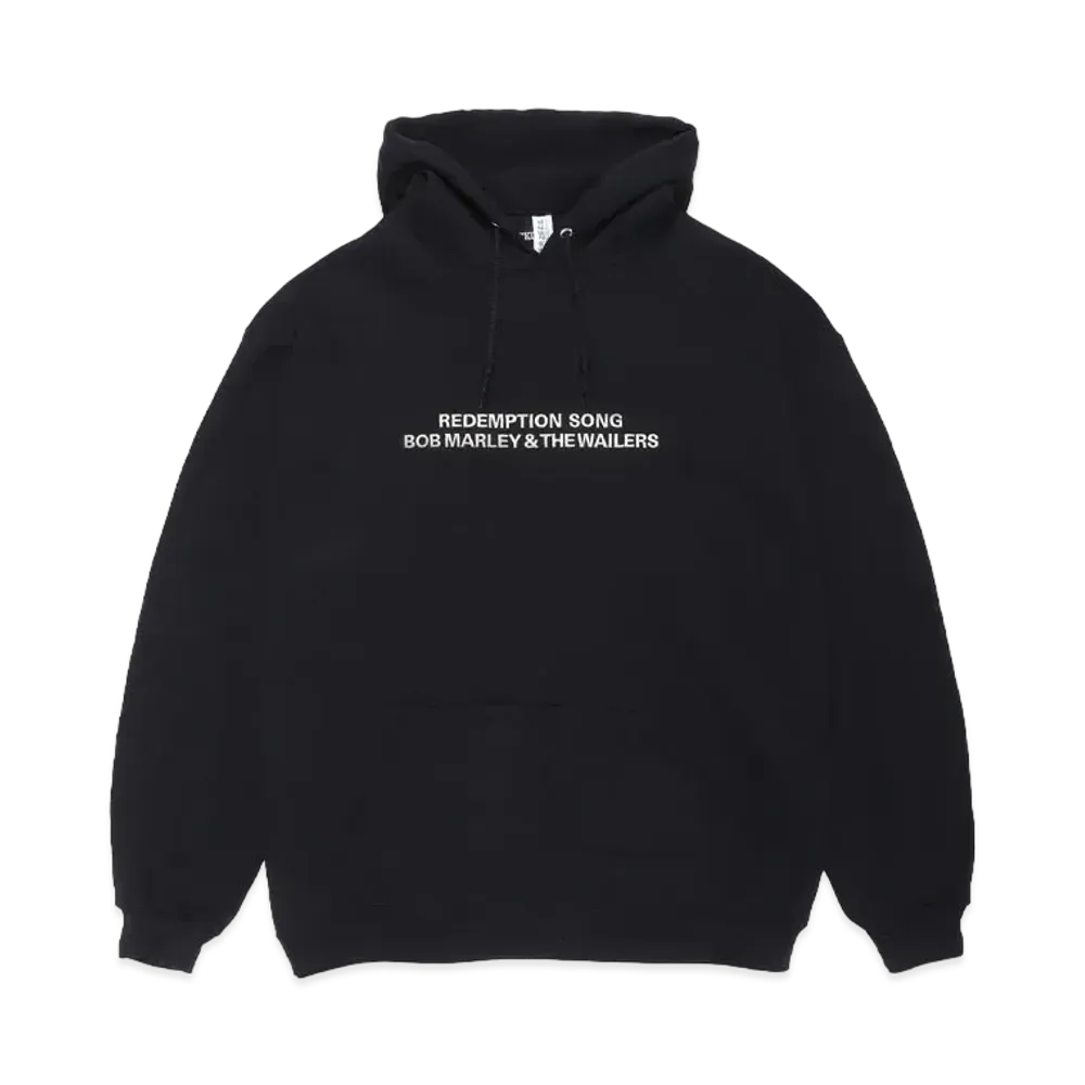 WACKO MARIA x BOB MARLEY Hooded Sweat Shirt "Black"