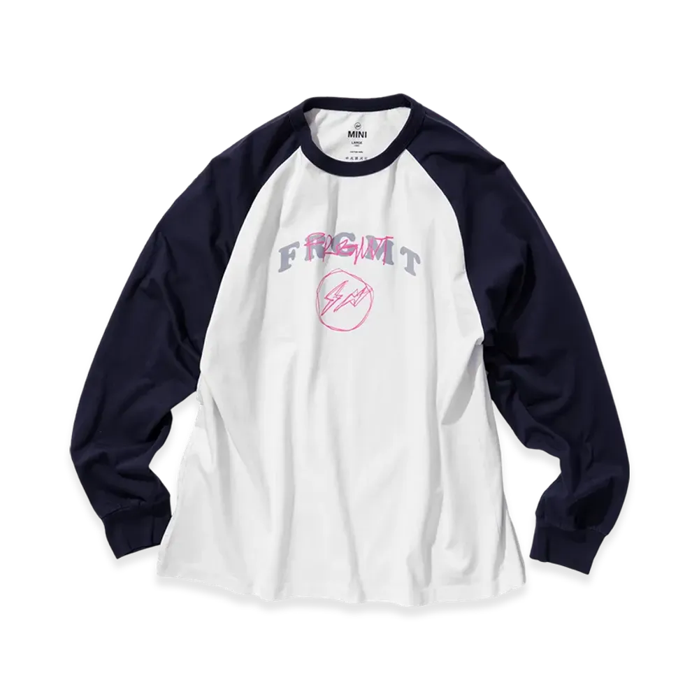 FRGMTMINI Raglan LS T-Shirt "Navy"
