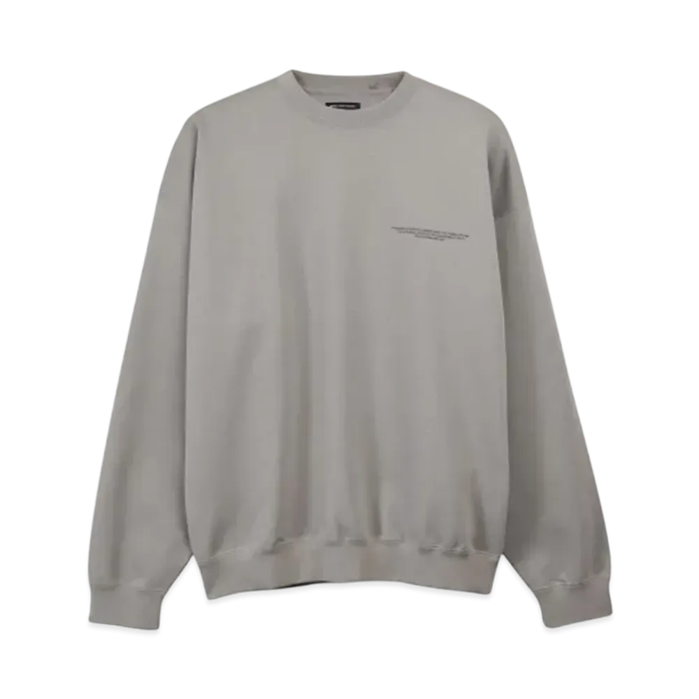 adidas Y-3 Logo Crew Sweatshirt "Charcoal Solid Grey"