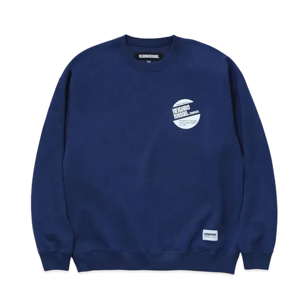 NEIGHBORHOOD Classic Sweat Shirt LS "Navy"