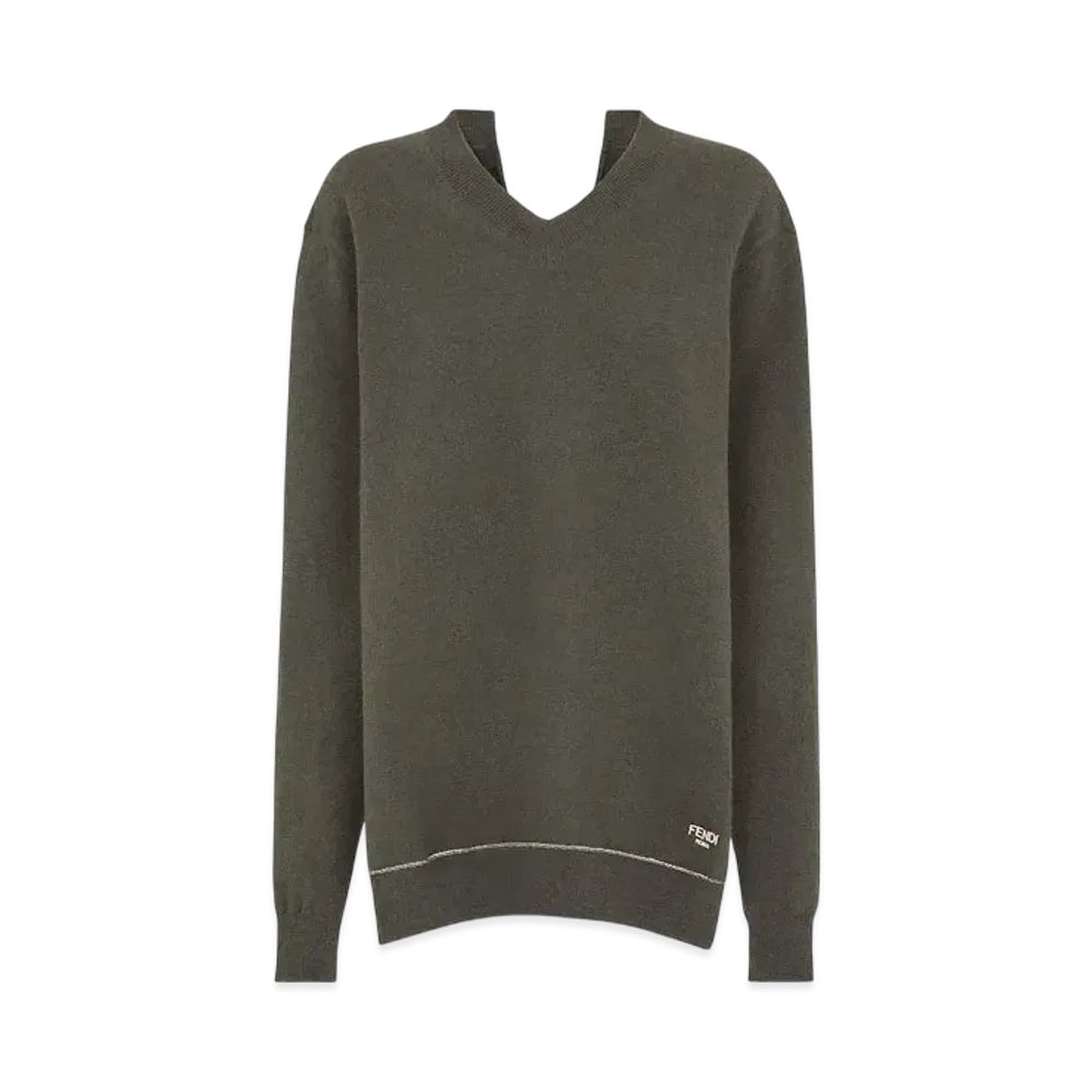 FENDI Women's Cashmere Sweater "Green"