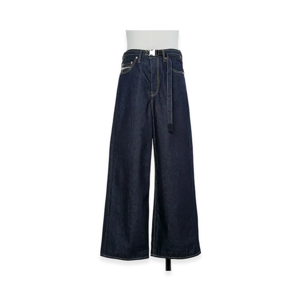 sacai Wide Denim Pants "Indigo"