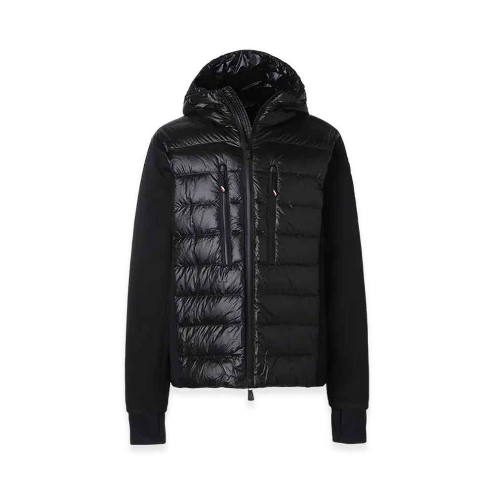Moncler Grenoble Down Panel Zip-Up Parka "Black"