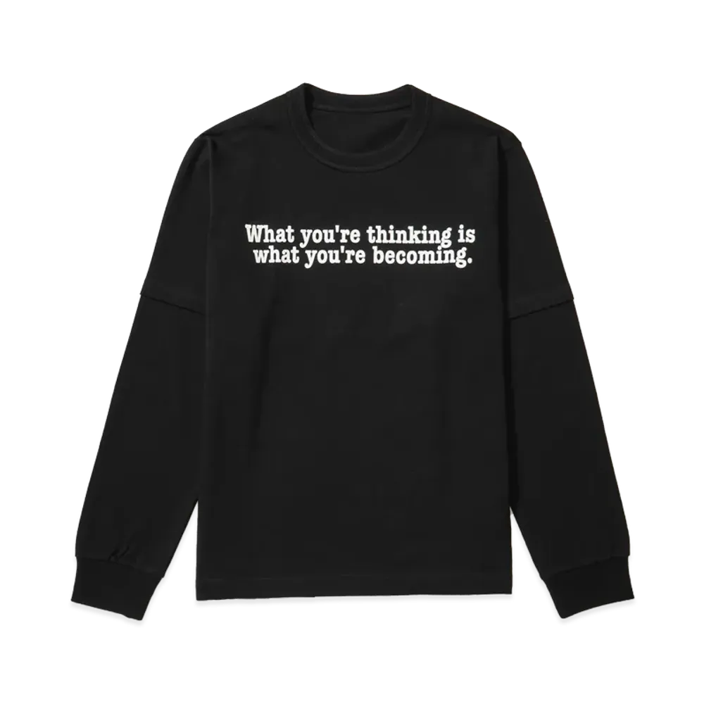 sacai x Muhammad Ali L/S T-Shirt "Black"