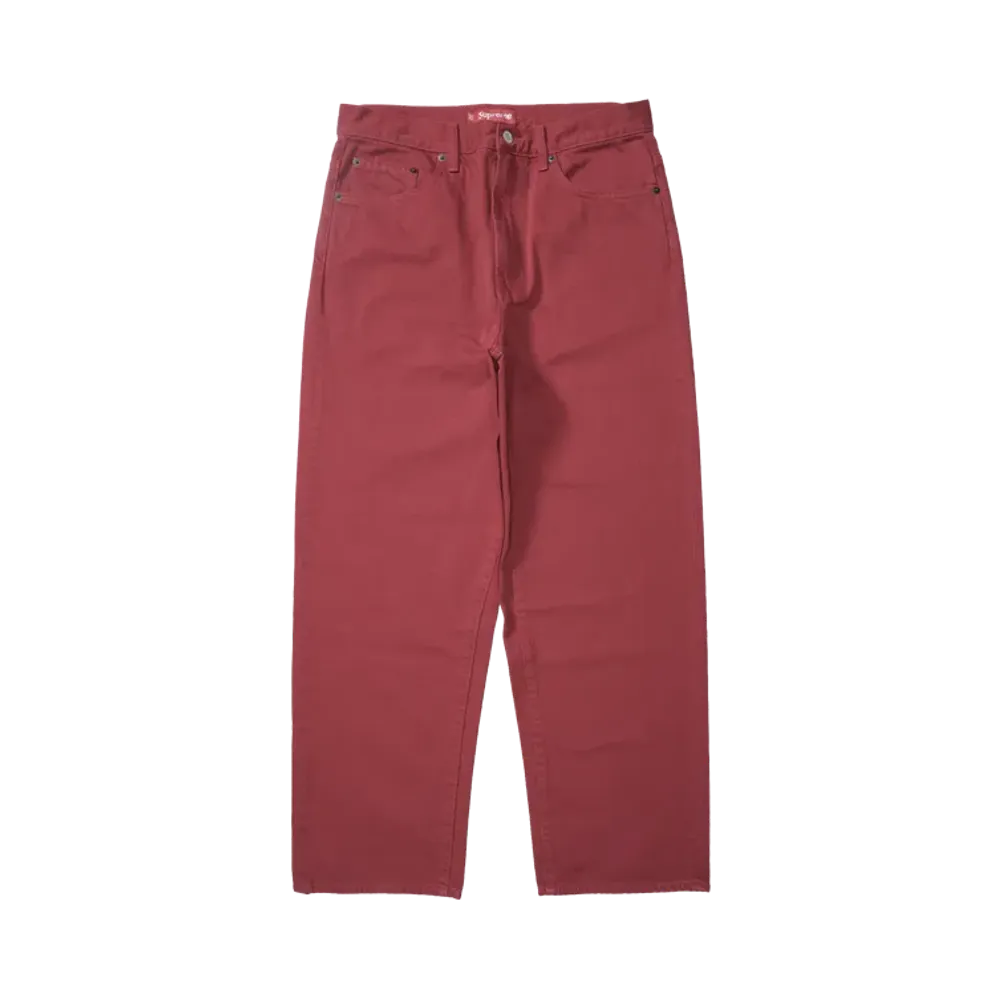Supreme Baggy Jean (25FW) "Red"