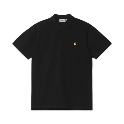 Carhartt WIP S/S Chase Pique Polo "Black Gold"