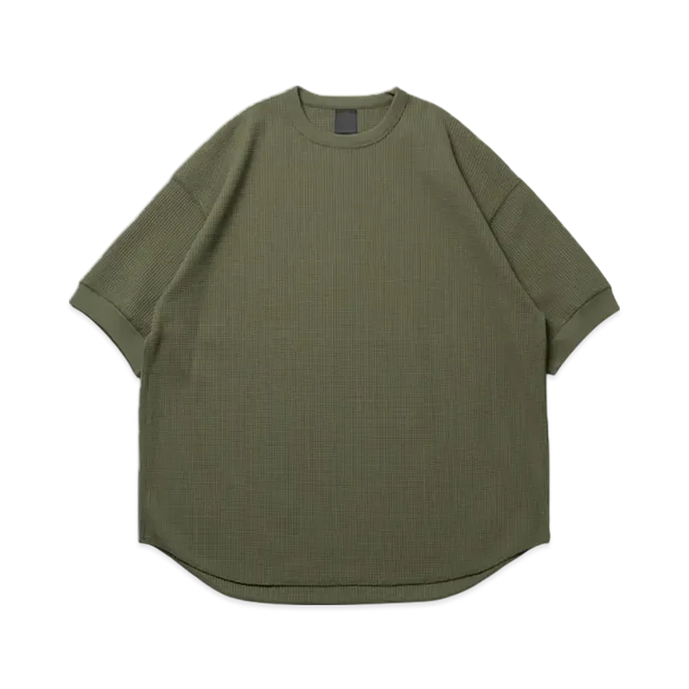 DAIWA PIER39 Tech Thermal Crew S/S "Olive Green"