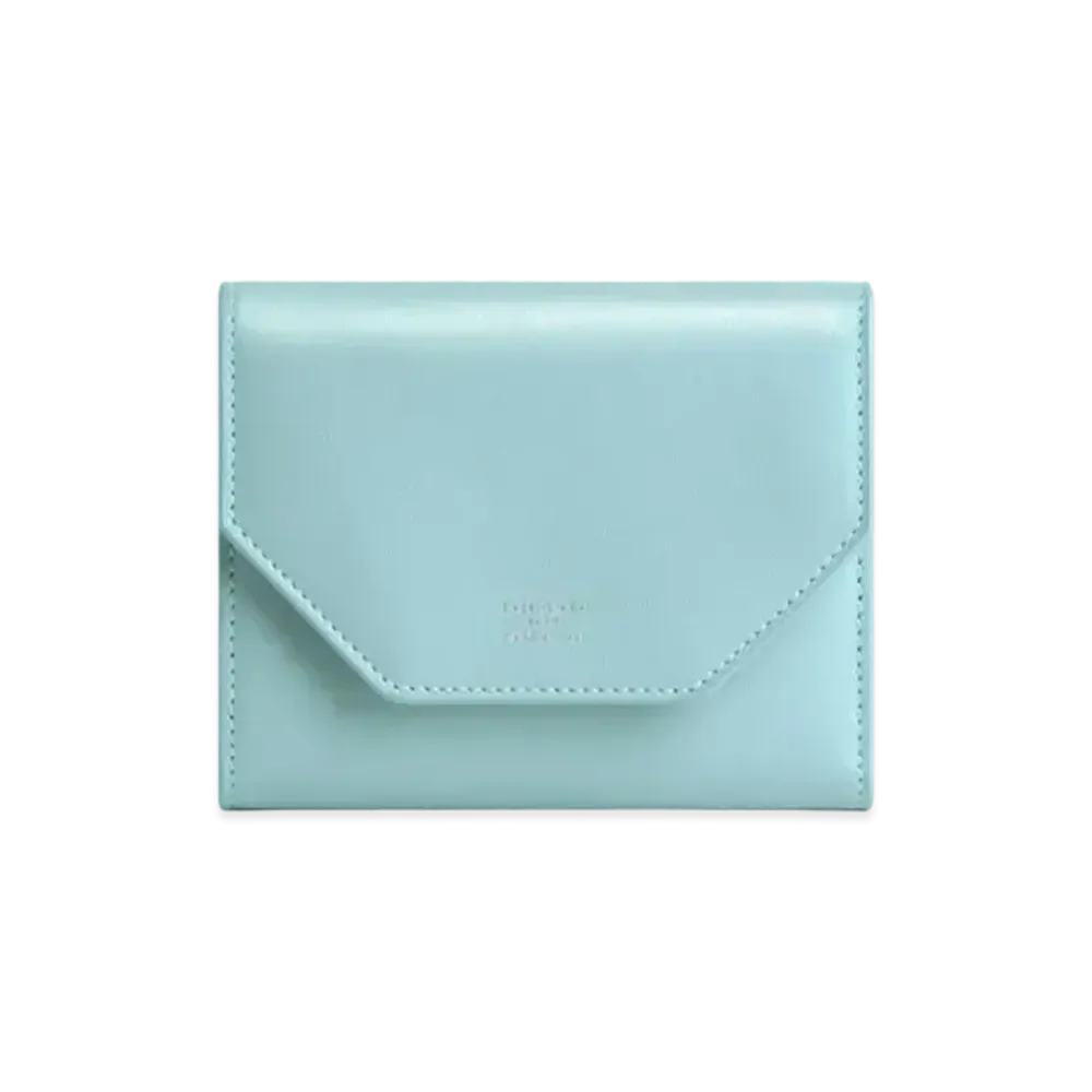 BALENCIAGA Envelope Bifold Wallet Smooth Calfskin Japan Exclusive "Light Blue"