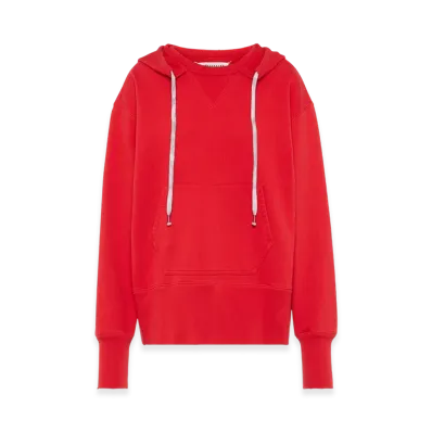 Maison Margiela Cotton Sweat Hoodie "Red"