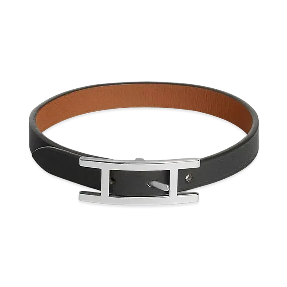 Hermes Behapi Bracelet "Noir/Forve/Palladium"