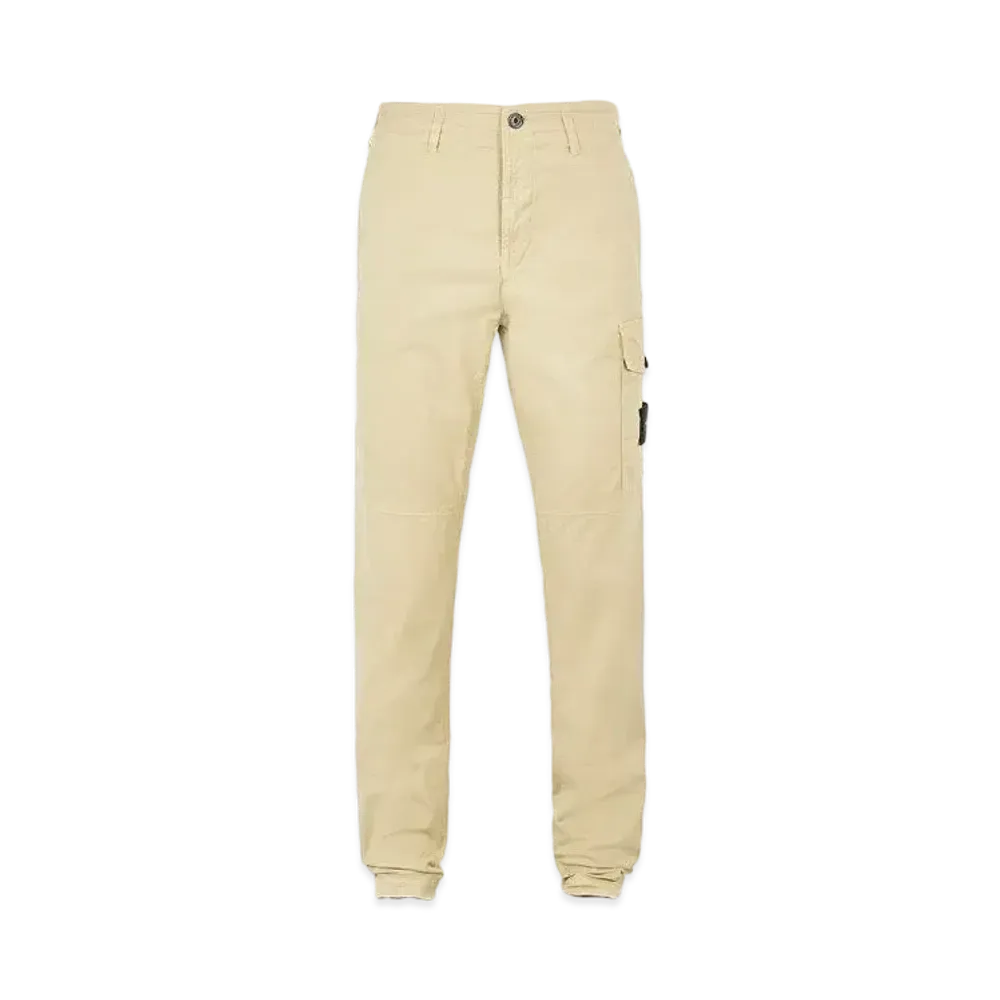 Stone Island 31410 STRETCH COTTON GABARDINE_SLIM FIT "Ibory"