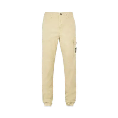 Stone Island 31410 STRETCH COTTON GABARDINE_SLIM FIT "Ibory"