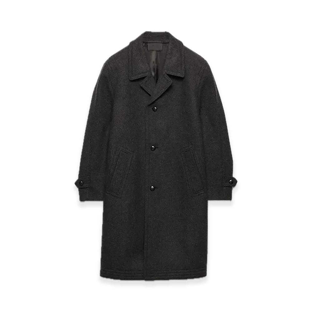PRADA Wool Coat "Dark Gray"