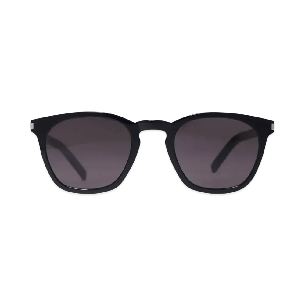 SAINT LAURENT SL 28 SLIM-001 Front: "BLACK" Temple: "BLACK" Lens: "BLACK"