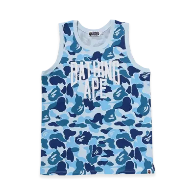 A BATHING APE ABC Camo NYC Logo Tank Top "Blue"