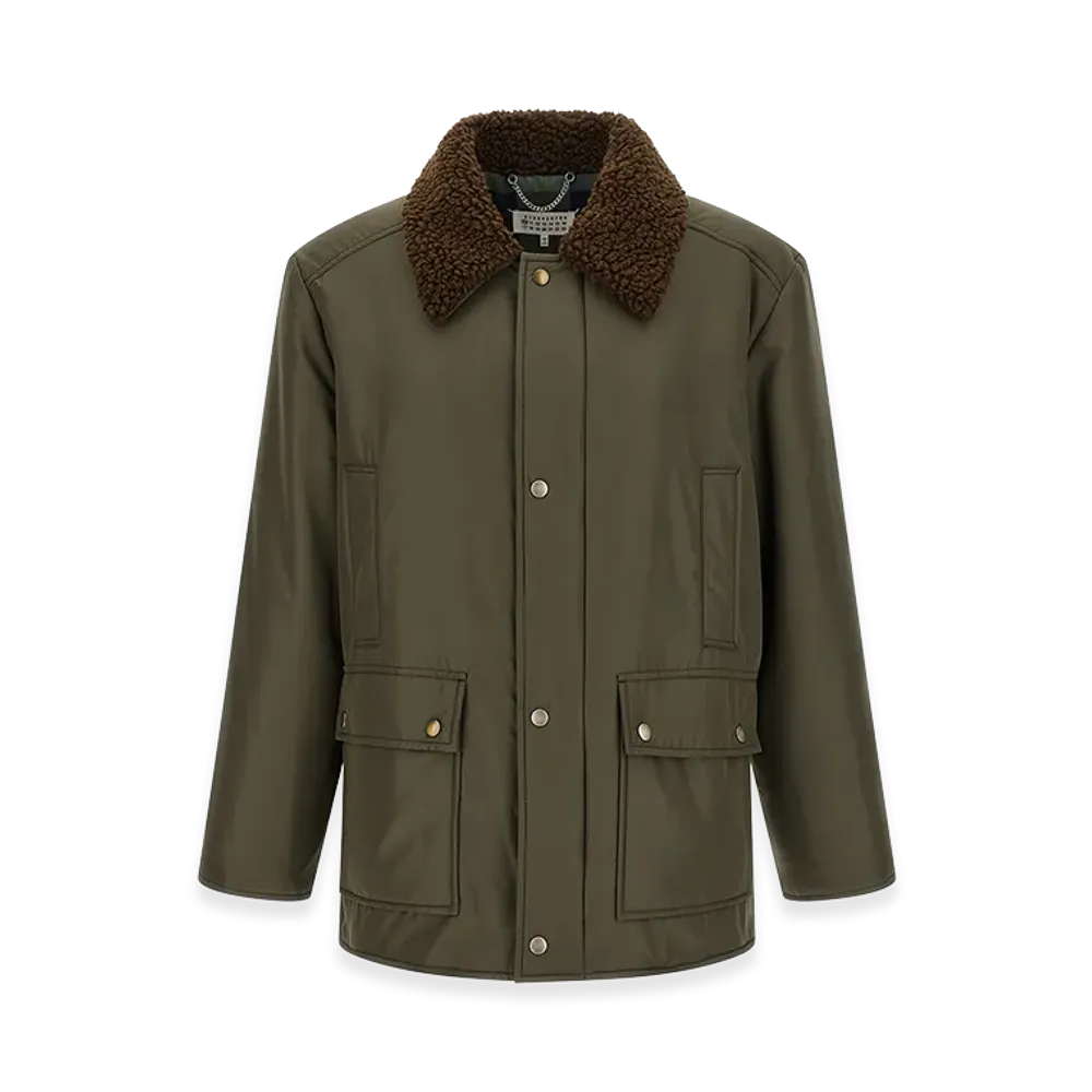 Maison Margiela Shearling Collar Parka "Green"