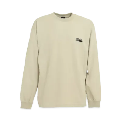 FIRST DOWN LOGO L/S T "Silver Gray"
