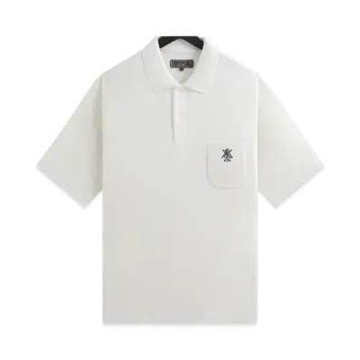 Kith Ethan Pique Polo "White"