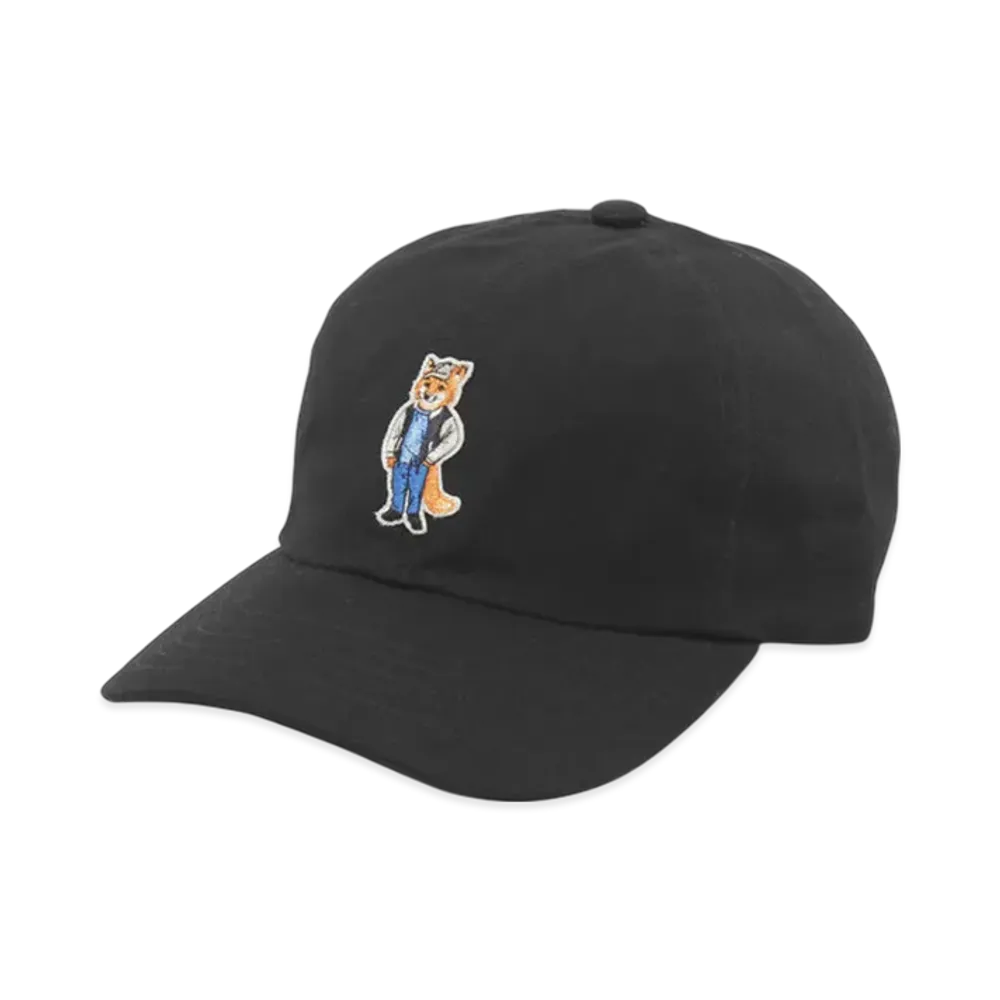 Maison Kitsune Dressed Fox Cap "Black"