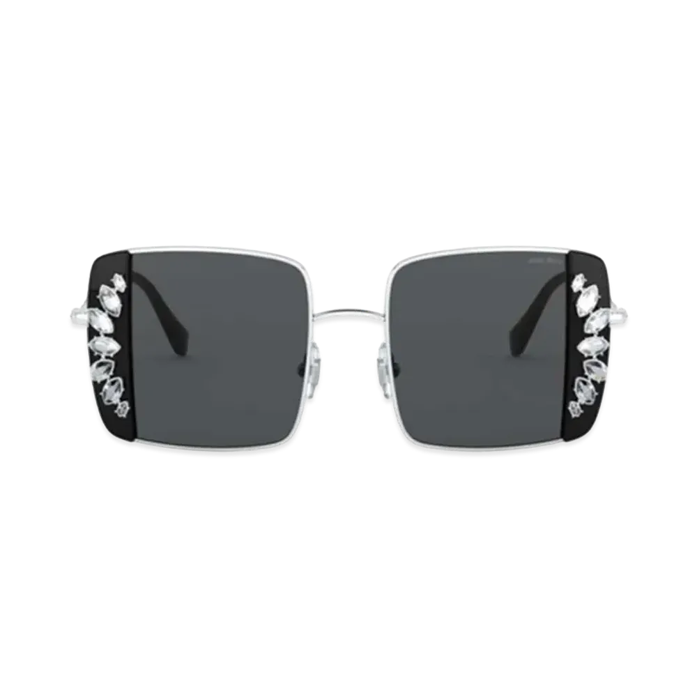 MIU MIU Noir Sunglasses "Gray Lens"