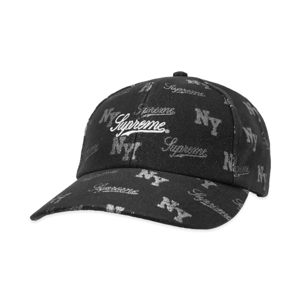 Supreme Monogram 6-Panel "Black"