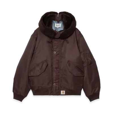 Carhartt WIP Hooded Oltera Bomber "Palisander/Angelite"