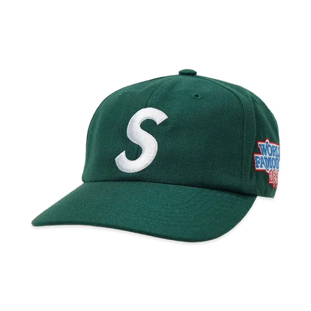 Supreme World Famous S Logo 6-Panel (26SS) "Dark Green"
