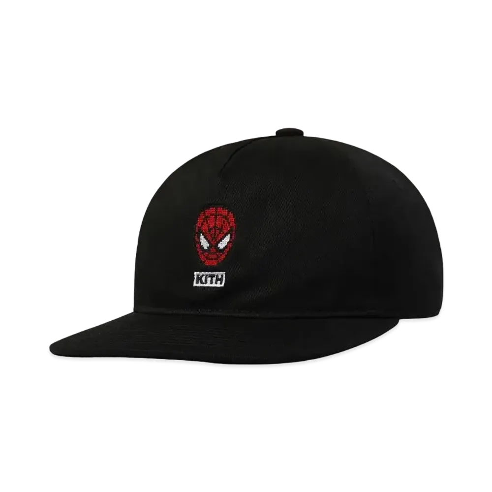 Marvel x Kith Spider-Man Needle Point Snapback "Black"