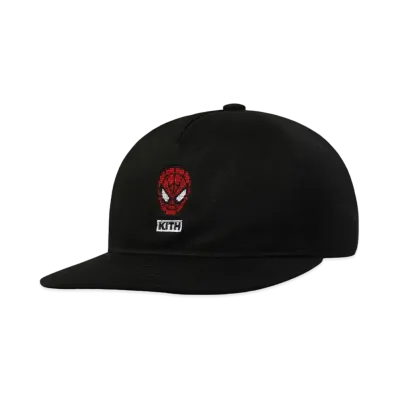 Marvel x Kith Spider-Man Needle Point Snapback "Black"