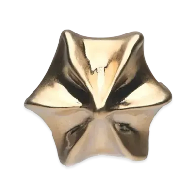 Maison Margiela Timeless Curved Studded Earring "Gold"